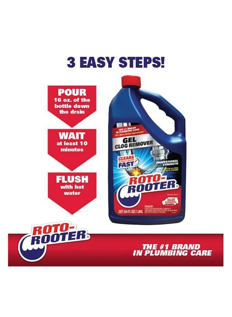 ROTO-ROOTER Clog Remover Gel 1.89 L - Image 3