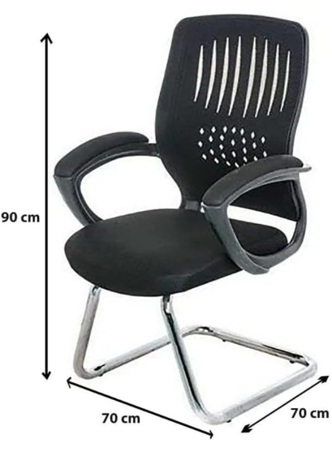 Ergonomic Mesh Medical Waiting & Office Chair with Anti-Rust Metal Frame - Image 3