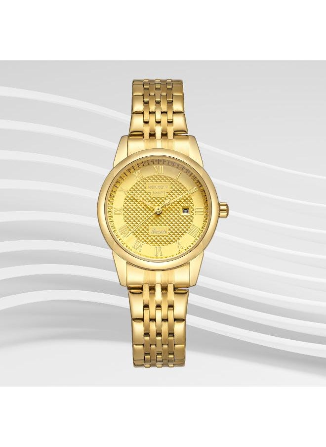 KENNETH SCOTT Kenneth Scott K23530-GBGC Women's Analog Display Watch & Stainless Steel Strap Gold  - Image 2