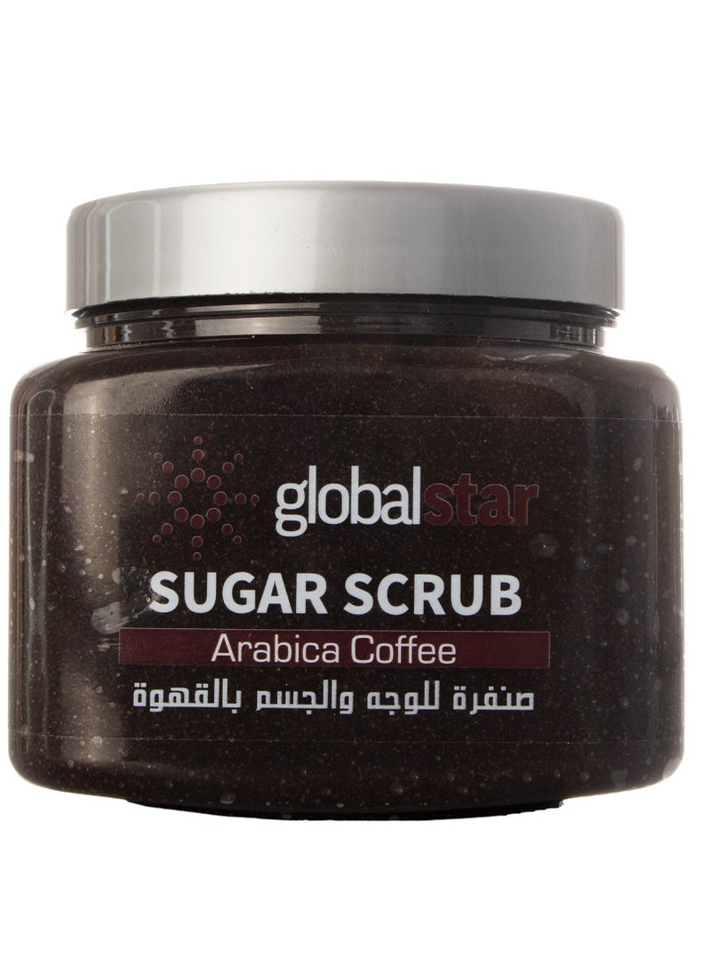 Global Star - Sugar scrub for face and body coffee 600 grams - Image 1