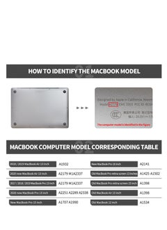 GULFLINK Hard Shell Case Cover with Kickstand Shockproof Function for MacBook Air A1466/A1369  13 inch  - Image 2