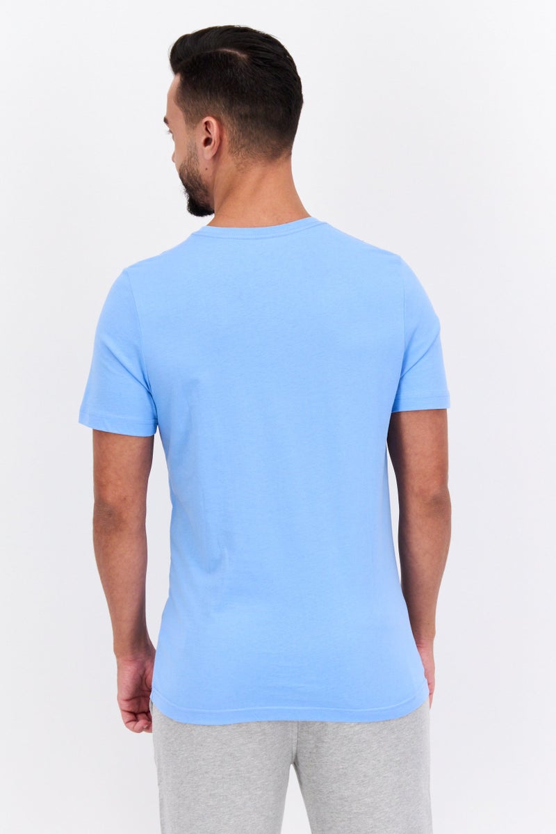 PUMA Men Sportswear Fit Training T Shirt, Blue Combo  - Image 3