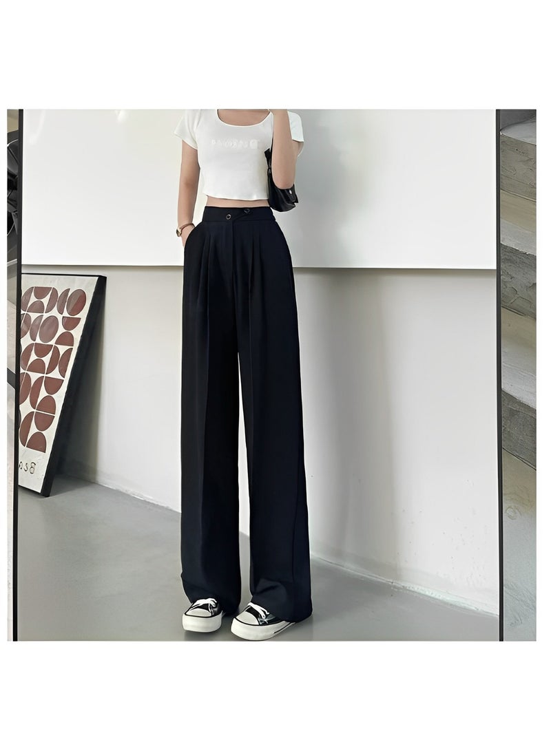 ريوكل بنطلون نسائي واسع الساق بنطلون يوغا مع جيوب بنطلون رياضي فضفاض مريح خفيف الوزن بخصر مرتفع - Image 2