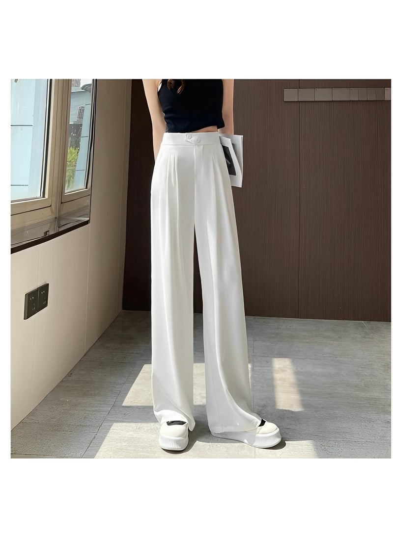 ريوكل بنطلون نسائي واسع الساق بنطلون يوغا مع جيوب بنطلون رياضي فضفاض مريح خفيف الوزن بخصر مرتفع - Image 4