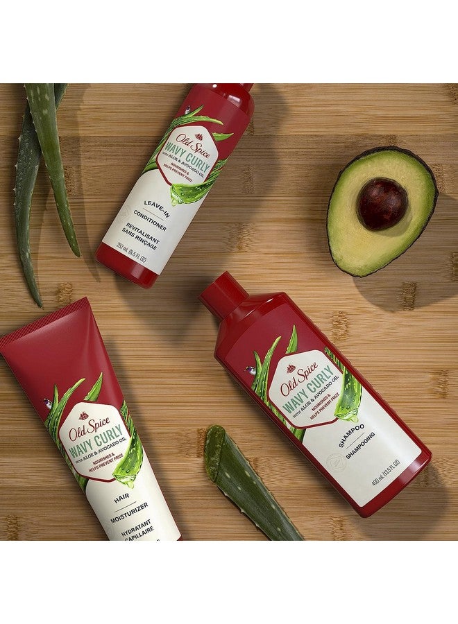 أولد سبايس مجموعة شامبو وبلسم وبلسم يُترك على الشعر من أولد سبايس للرجال، مجموعة للعناية بالشعر المموج والمجعد - Image 4