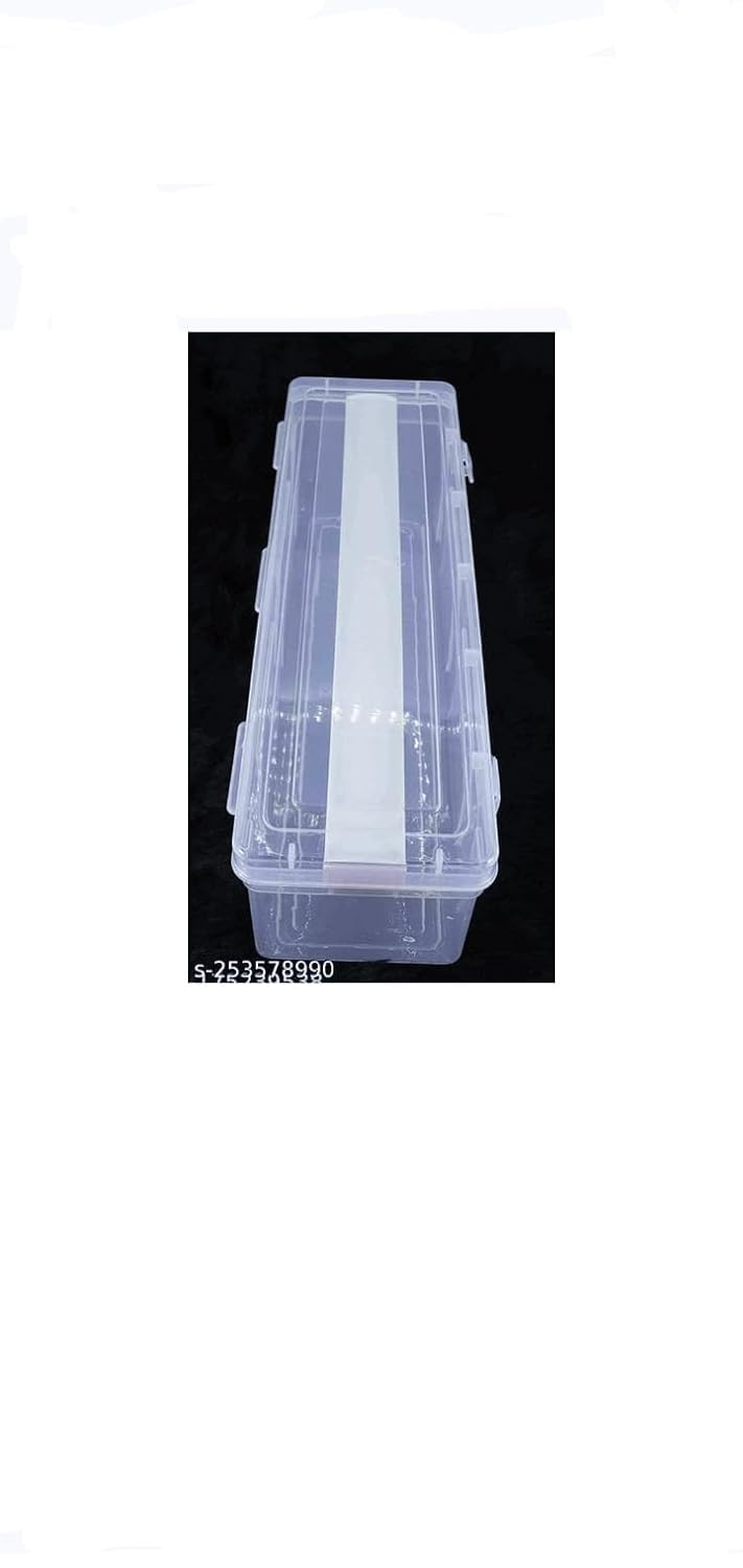 Ewings Plastic Adjustable Bangle Box Organizer - Transparent Jewellery Storage Display for Bangles and Bracelets (White) - Image 3