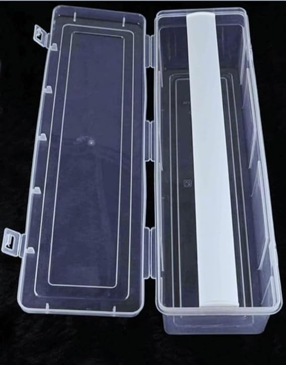 Ewings Plastic Adjustable Bangle Box Organizer - Transparent Jewellery Storage Display for Bangles and Bracelets (White) - Image 5