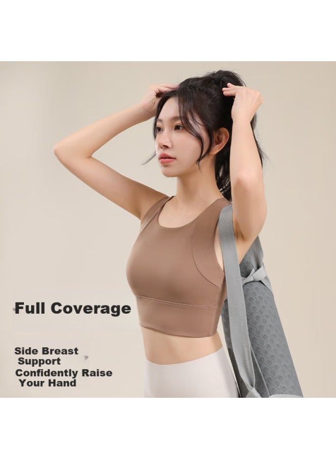 Liberal Freedom Series High Intensity Sports Bra Women's One-piece Shockproof Anti-sagging Yoga Tank Top Fitness Training Bra For Outerwear And Innerwear - Image 3