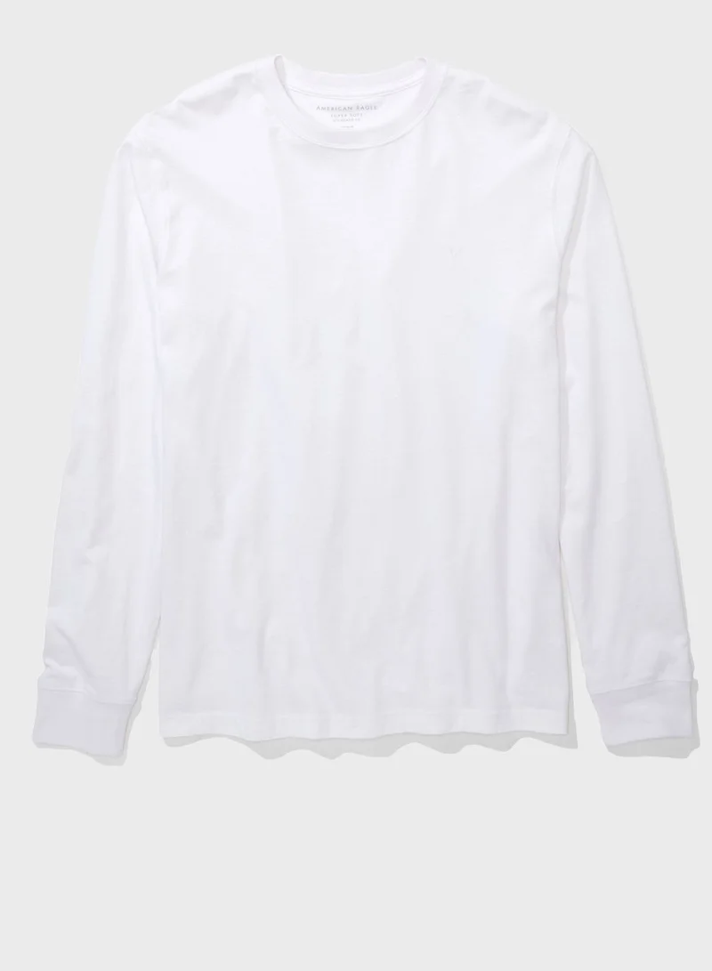 American Eagle Logo Crew Neck T-Shirt