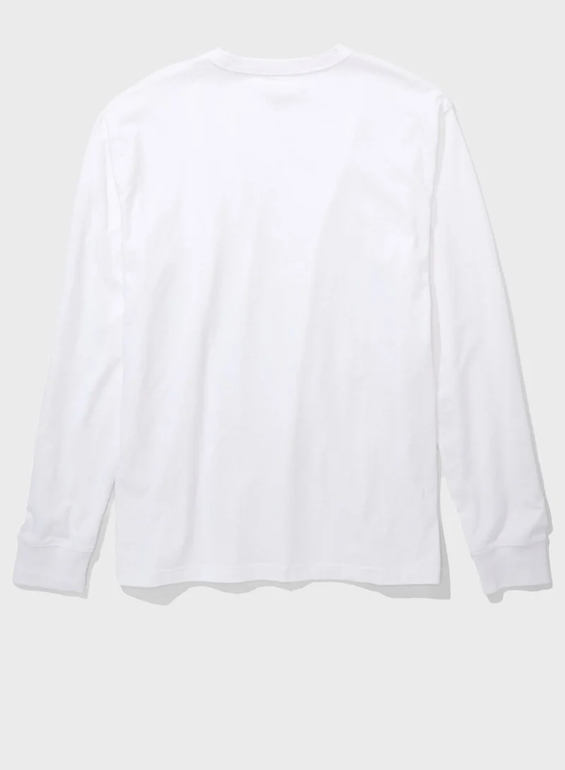American Eagle Logo Crew Neck T-Shirt
