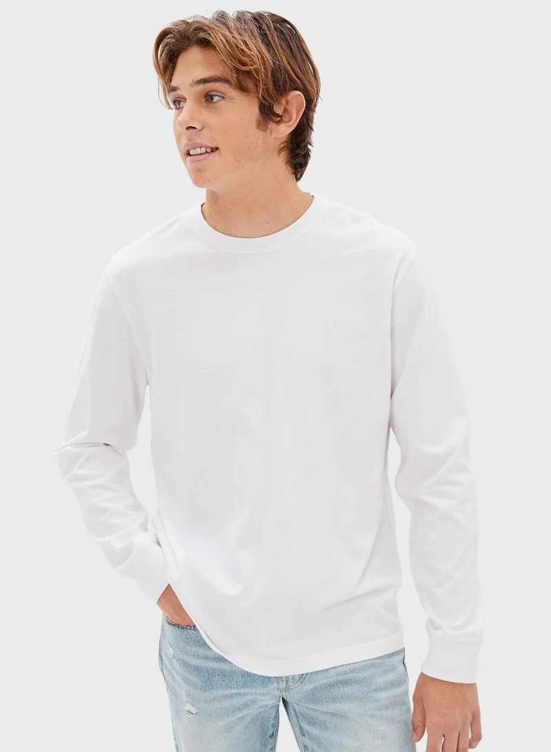 American Eagle Logo Crew Neck T-Shirt