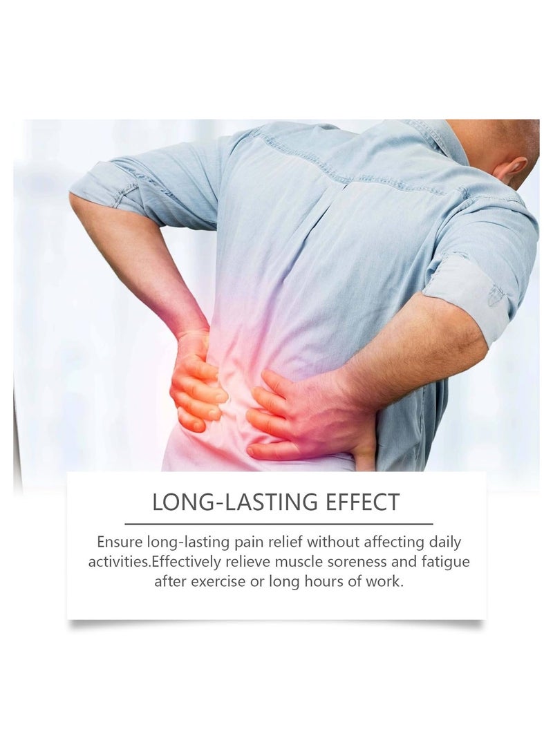 SYOSI 36PCS Pain Relief Patches, Pain Relieving Patch, Wormwood Heat Patches for Back Pain, Heat Patches for Pain Relief, Knee Pain Patches, Shoulder Heat Patch, Heat Patches Neck Pain, Muscle Pain Relief - Image 5