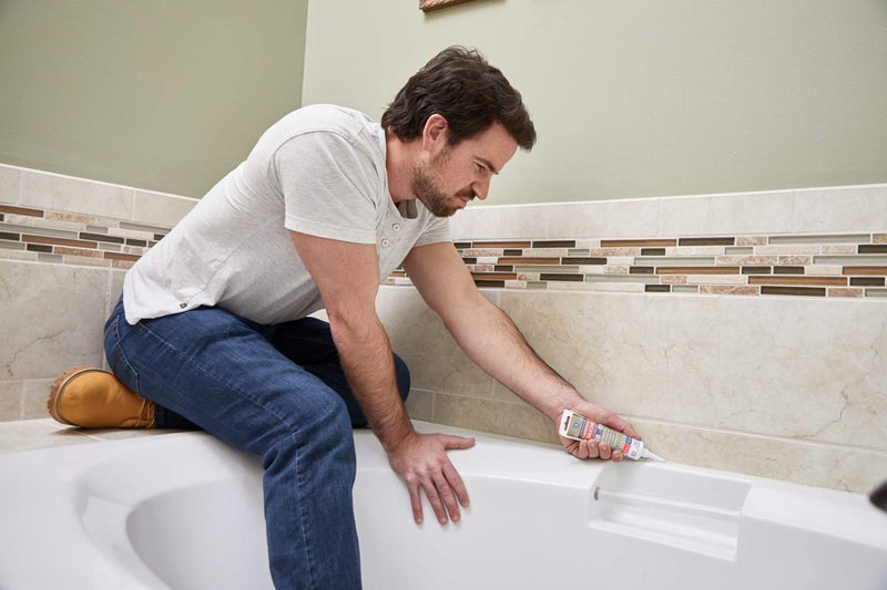 GE Sealants & Adhesives Advanced Silicone 2* Kitchen & Bath Sealant, 2.8oz, Clear - Image 5