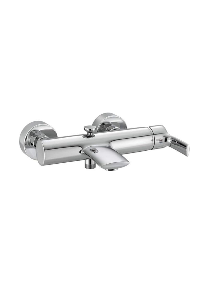 KLUDI RAK Shower Wash Mixer Tap – Silver, Wall Mounted, Single Lever – Model RAK15002