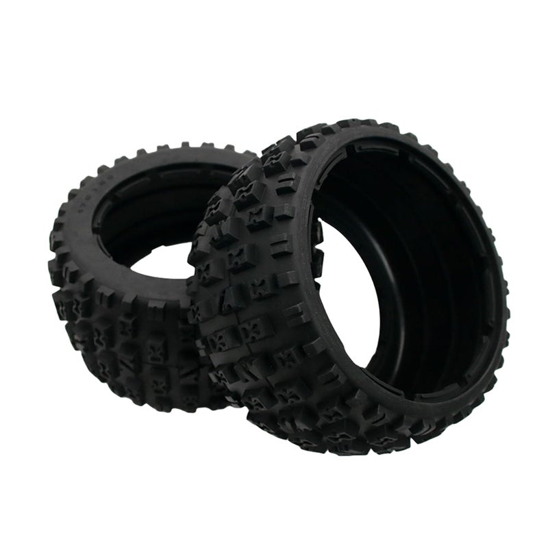 FLMLF 170 80MM Rear Knobby Tire Set of 2PCS Fit 15 HPI ROVAN KM Baja 5B RC CAR Parts - Image 2