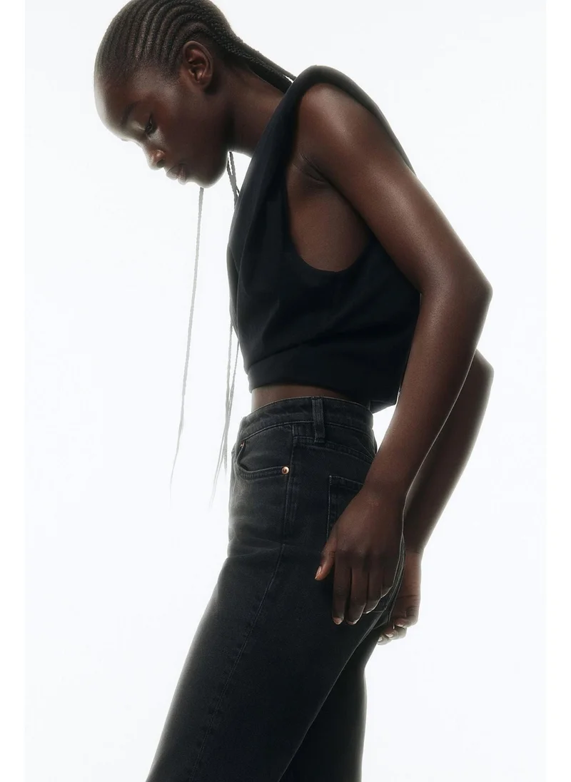 H&M Slim Straight High Ankle Jeans