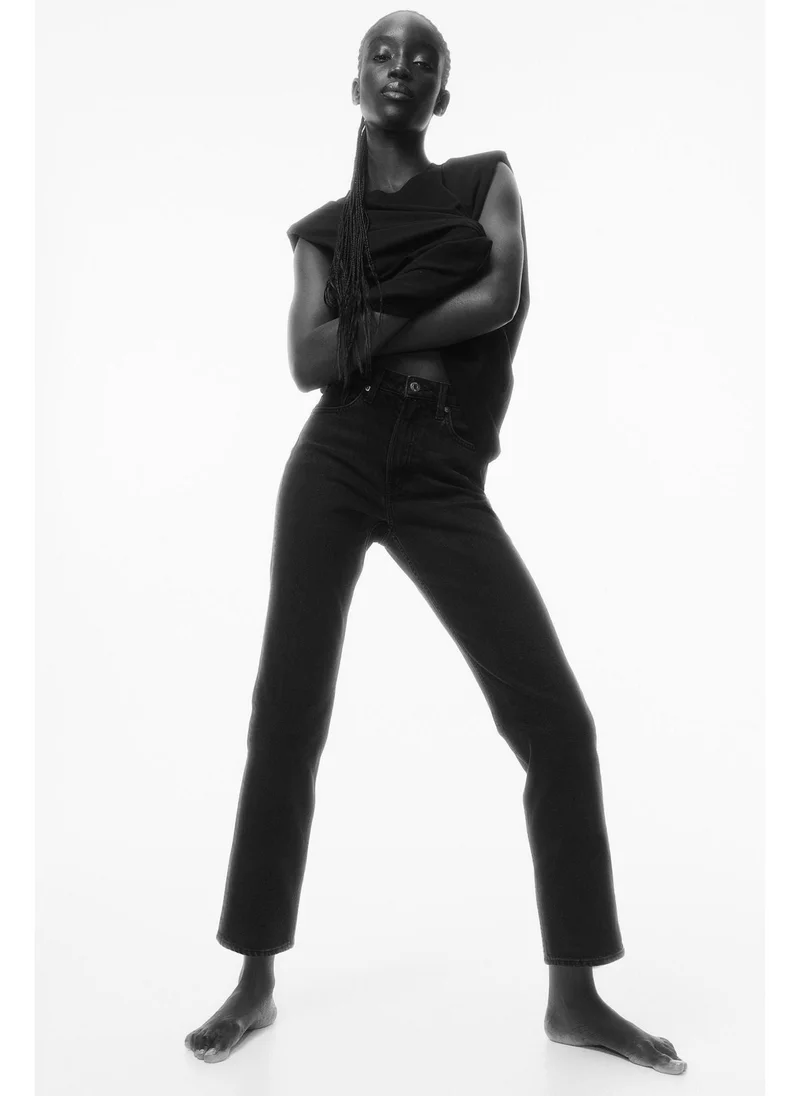 H&M Slim Straight High Ankle Jeans
