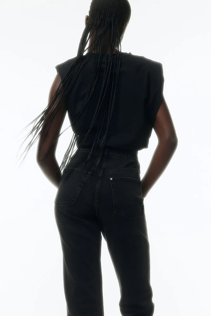 H&M Slim Straight High Ankle Jeans