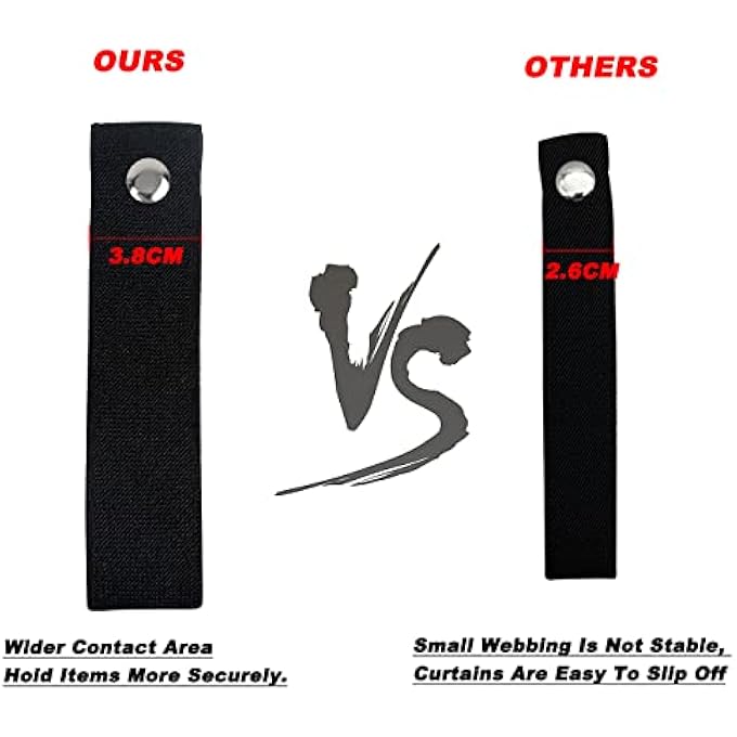 rayihni أحزمة نافذة خلفية لجيب رانجلر JK، أحزمة لف نافذة خلفية لجيب السقف الناعم، أحزمة ربط، أحزمة سقف ناعمة، 2 قطعة - Image 3