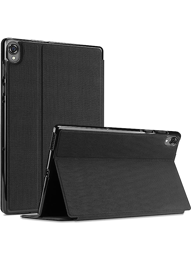 Jetech Case For Ipad Pro 12.9-Inch (2022/2021/2020/2018) With Pencil Holder, Clear Transparent Back Shell Slim Stand Shockproof Tablet Cover, Auto Wake/Sleep (Light Purple) - Image 1