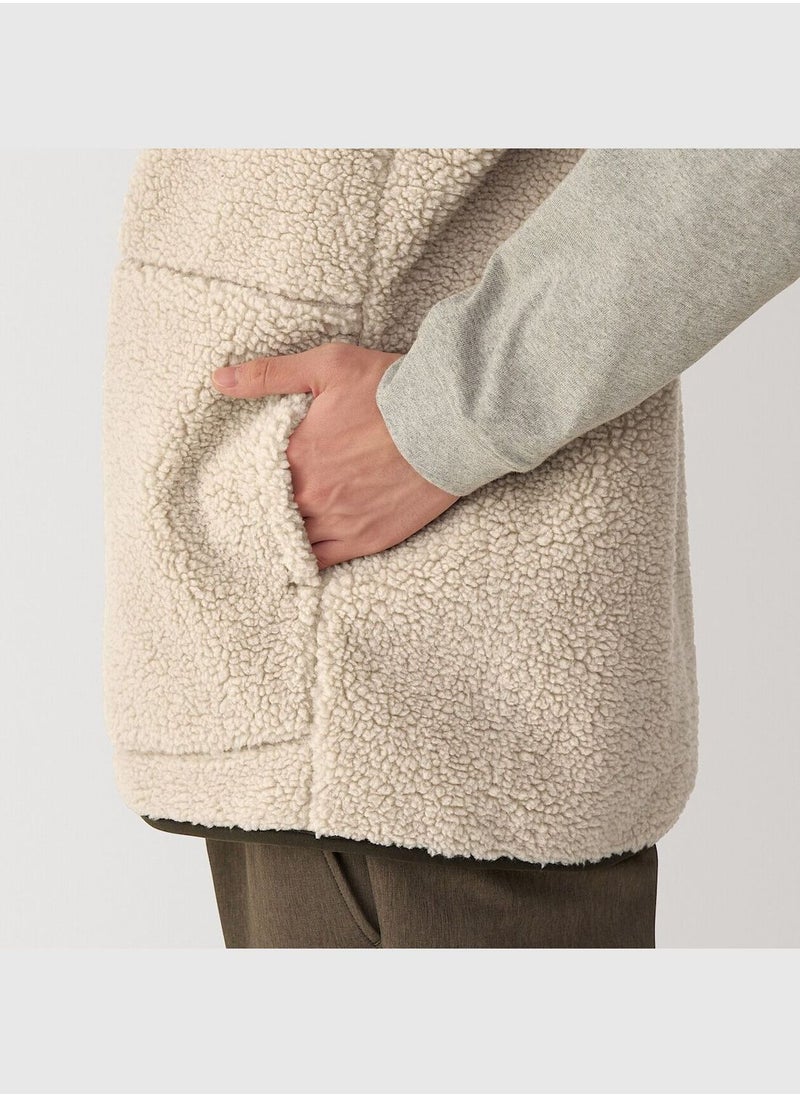MUJI - Boa Fleece Vest - Image 1