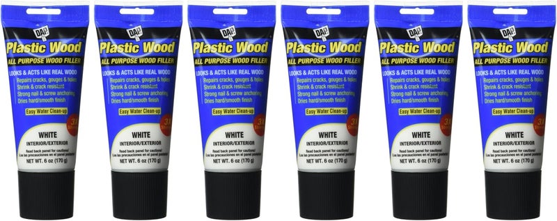 Plastic Wood All Purpose Latex Wood Filler, Walnut, 6 Oz (7079800584)
