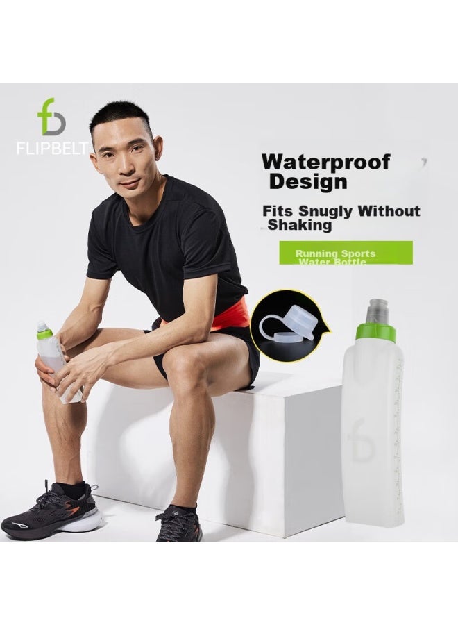 فليب بلت Flipbelt زجاجة ماء للجري، كوب ماء ناعم محمول للماراثون، زجاجة ماء للياقة البدنية بسعة كبيرة، كوب أزرق، الإصدار 2.0 - Image 4