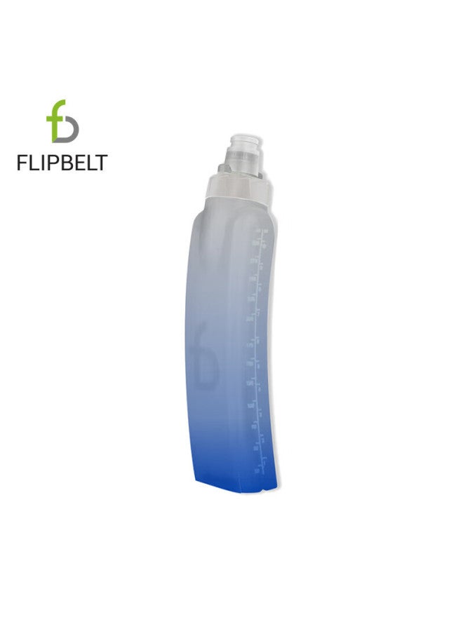 فليب بلت Flipbelt زجاجة ماء للجري، كوب ماء ناعم محمول للماراثون، زجاجة ماء للياقة البدنية بسعة كبيرة، كوب أزرق، الإصدار 2.0 - Image 1