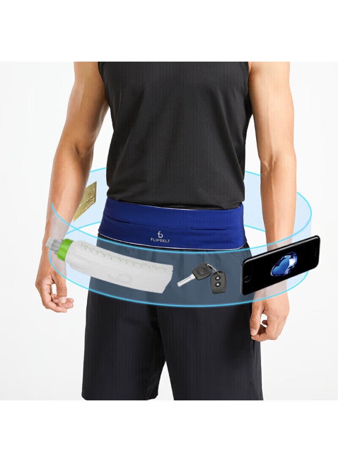 فليب بلت Flipbelt زجاجة ماء للجري، كوب ماء ناعم محمول للماراثون، زجاجة ماء للياقة البدنية بسعة كبيرة، كوب أزرق، الإصدار 2.0 - Image 3