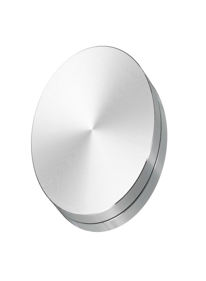 ميكسينيتي حامل دوار ميكانيكسي مقاس 2 بوصة مزود بمحامل كروية فولاذية، قاعدة دوارة حلقية لخزائن زاوية المطبخ، فضي اللون، مقاس 0.55 بوصة - Image 3