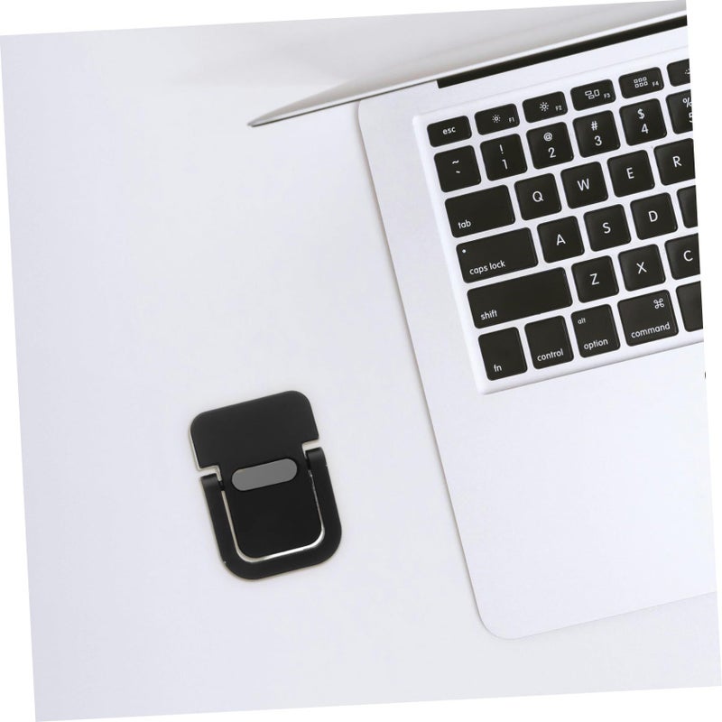 2Pcs Portable Laptop Stand For Desk Ergonomic Invisible Keyboard Riser With Enhanced Airflow Compact Lightweight Cooling Pad For Optimal Viewing Height Home Office Use - Image 5