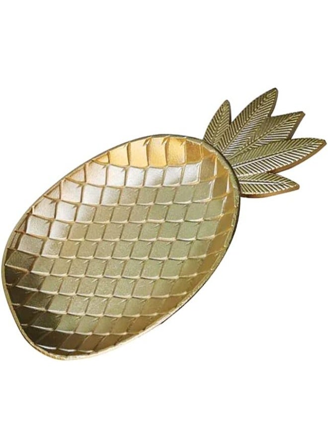 Luxury Gold Pineapple Decorative Serving Tray – Multifunctional Jewelry Holder & Snack Bowl for Home, Party, Kitchen & Restaurant Table Décor – Elegant Modern Centerpiece Storage Dish - Image 1