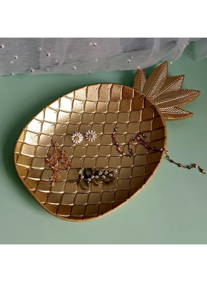 Luxury Gold Pineapple Decorative Serving Tray – Multifunctional Jewelry Holder & Snack Bowl for Home, Party, Kitchen & Restaurant Table Décor – Elegant Modern Centerpiece Storage Dish - Image 4