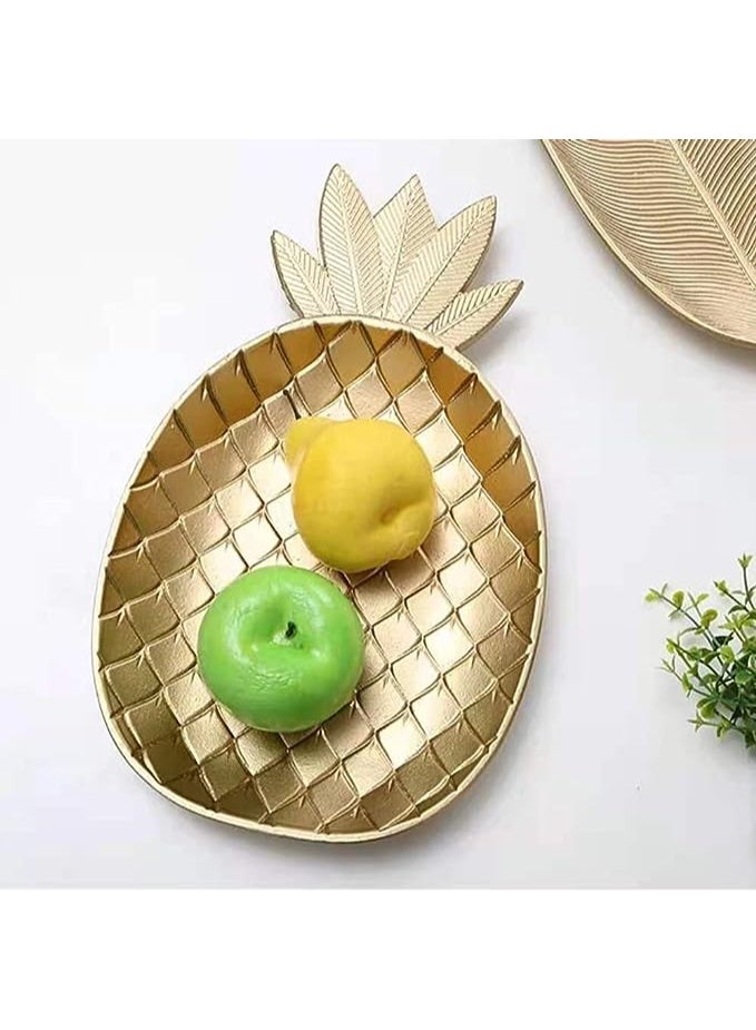 Luxury Gold Pineapple Decorative Serving Tray – Multifunctional Jewelry Holder & Snack Bowl for Home, Party, Kitchen & Restaurant Table Décor – Elegant Modern Centerpiece Storage Dish - Image 5
