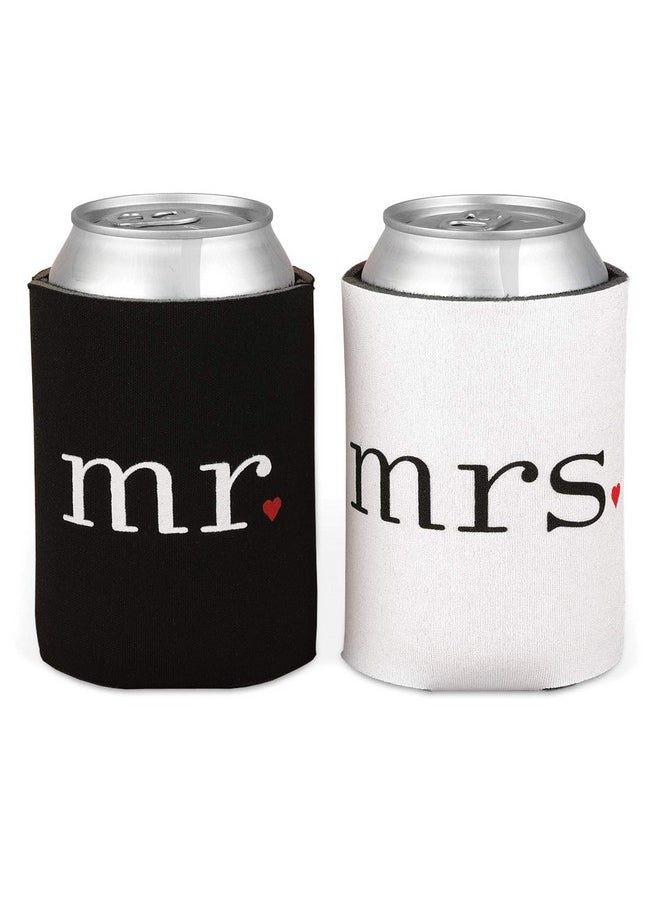 Hortense B. Hewitt Hortense B. Hewitt Wedding Accessories Mr. and Mrs. Can Coolers (Set of 2)  - Image 1