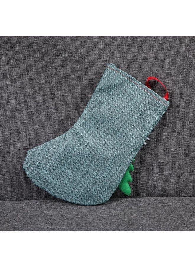 NIBEMINENT 3-Piece Decoration Medium Stocking Gift Bag Multicolour - Image 5