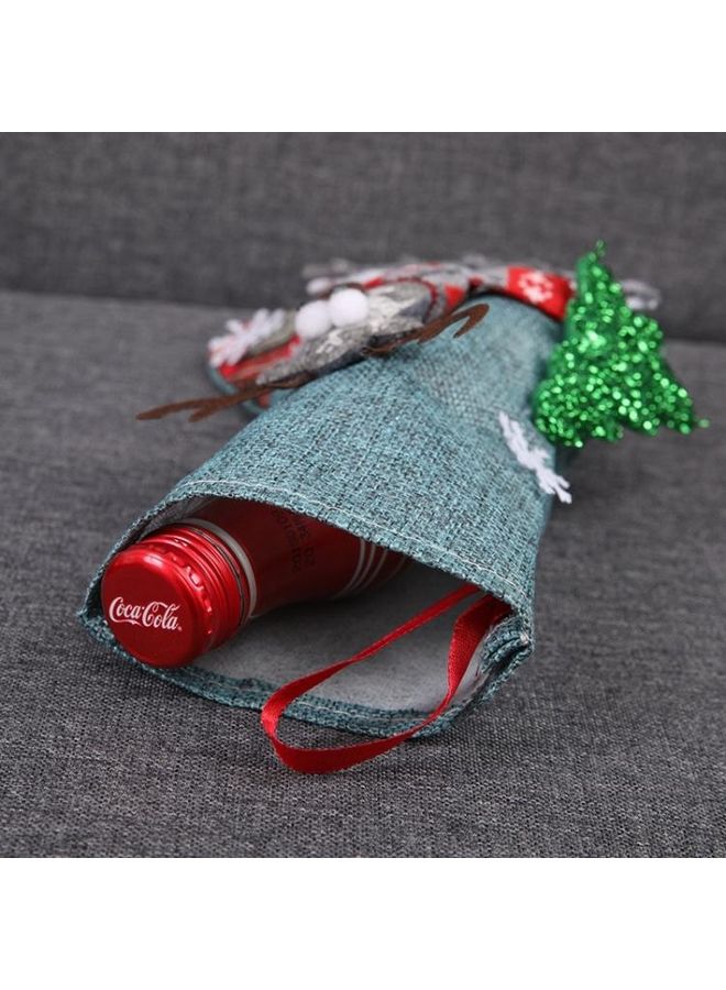 NIBEMINENT 3-Piece Decoration Medium Stocking Gift Bag Multicolour - Image 4