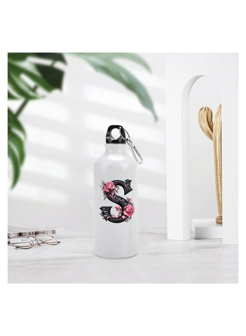 برينت شوب فور مي قارورة مياه مطبوعة بحروف أولية - حافظ على رطوبة جسمك بأناقة مع الإصدار المحدود من قارورة ماء مطبوعة بحروف أولية - هدية أنيقة لعيد الميلاد - للأصدقاء والعائلة - Image 5