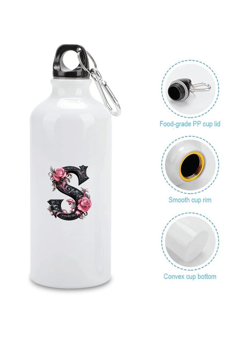 برينت شوب فور مي قارورة مياه مطبوعة بحروف أولية - حافظ على رطوبة جسمك بأناقة مع الإصدار المحدود من قارورة ماء مطبوعة بحروف أولية - هدية أنيقة لعيد الميلاد - للأصدقاء والعائلة - Image 2