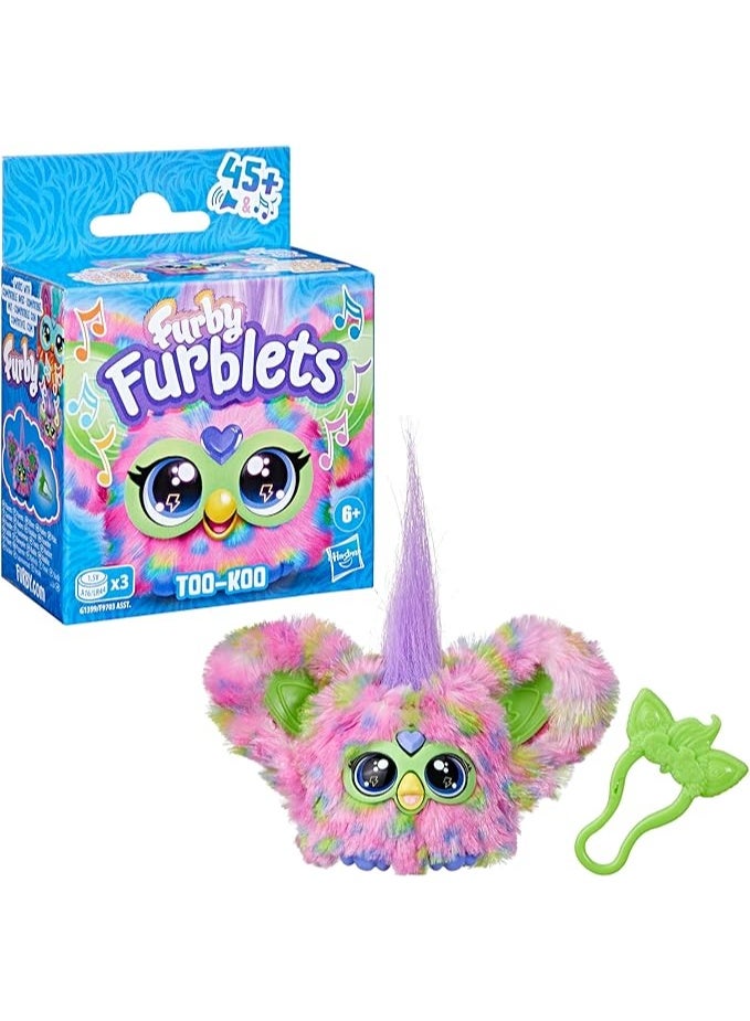 فربي لعبة تو كو ميني فريند، ٤٥+ صوتًا وموسيقى، تتحدث فقط، ألعاب قطيفة إلكترونية مُجددة للأطفال من سن ٦ سنوات فما فوق، متعددة الألوان - Image 1