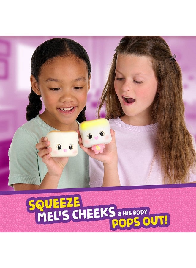 WowWee My Squishy Little Marshmallow Interactive Doll Collectible With Accessories Mel (White) - Image 2