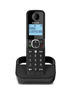 ألكاتل هاتف F860 Smart Call الأسود اللاسلكي الرقمي مع مفتاح مخصص  - Image 1