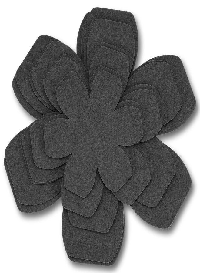 oruola واقيات أواني أورولا 8 قطع قابلة للتكديس، واقيات أواني سوداء قابلة للتكديس، 4 أحجام مختلفة من واقيات الأواني المصنوعة من اللباد، تمنع الخدش أو التلف، مثالية لأطباق السيراميك الزجاجية وأواني الطهي (6، 8، 10، 12 بوصة). - Image 1