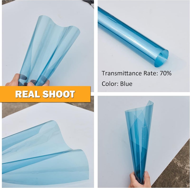 AuMoHall Blue Windshield Tint Film - Image 5