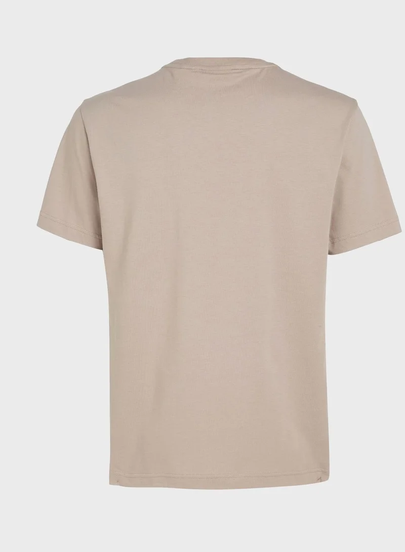 CALVIN KLEIN Logo Crew Neck T-Shirt