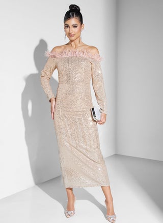 Sequin Feathered Dress - pzsku/Z7725DC31240B5CC03967Z/45/_/1709815671/a8ef4070-e85a-4969-bc23-0b4413a951fe