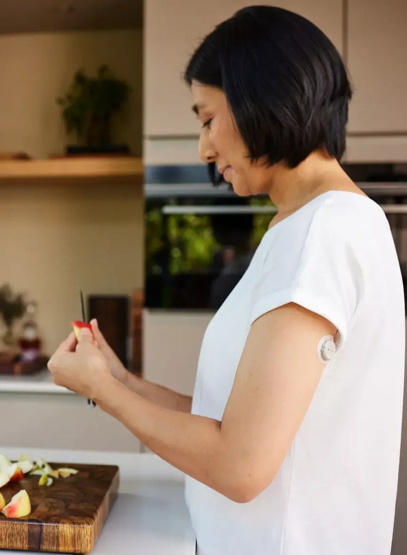 ديكسكوم  عدد 3 مستشعر جلوكوز الدم ديكسكوم ون يُقدم مراقبة مستمرة لمستوى الجلوكوز بدقة وسرية تامة قياس بدون وخز أو مسح أو معايرة مقاوم للماء ( أمريكي الصنع ) - Image 3