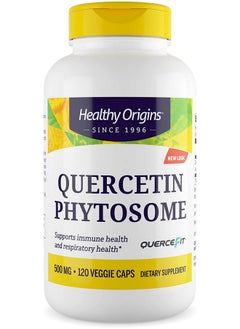 Healthy Origins Quercetin Phytosome 500 Mg (Quercefit High Bioavailability Immune Support Respiratory Support Vegan Nongmo Gluten Free) 120 Veggie Caps  - Image 1