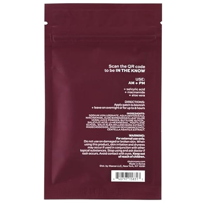 ITK Microneedle Blemish Pimple Patches with Aloe Vera - Blemish Spot Treatment - Reduces Appearance of Blemishes + Dark Spots - Soothes + Heals Skin - Oil-Free for All Skin Types - 6 Count Packet - Image 2