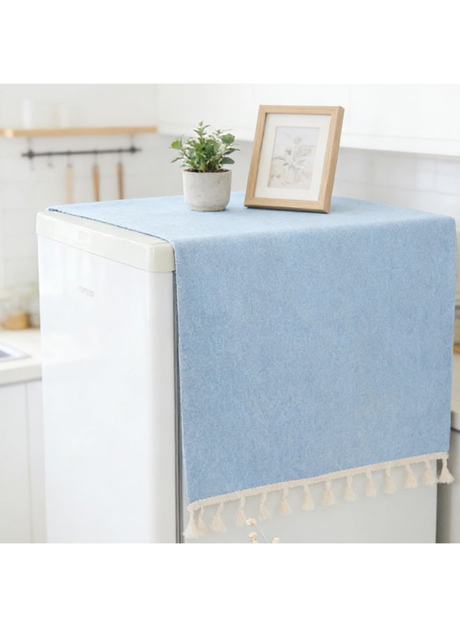 Fridge Dust Cover Washer And Dryer Top Refrigerator Dust Proof Cover Solid 150 CM x 60 CM (L x W) - Image 2